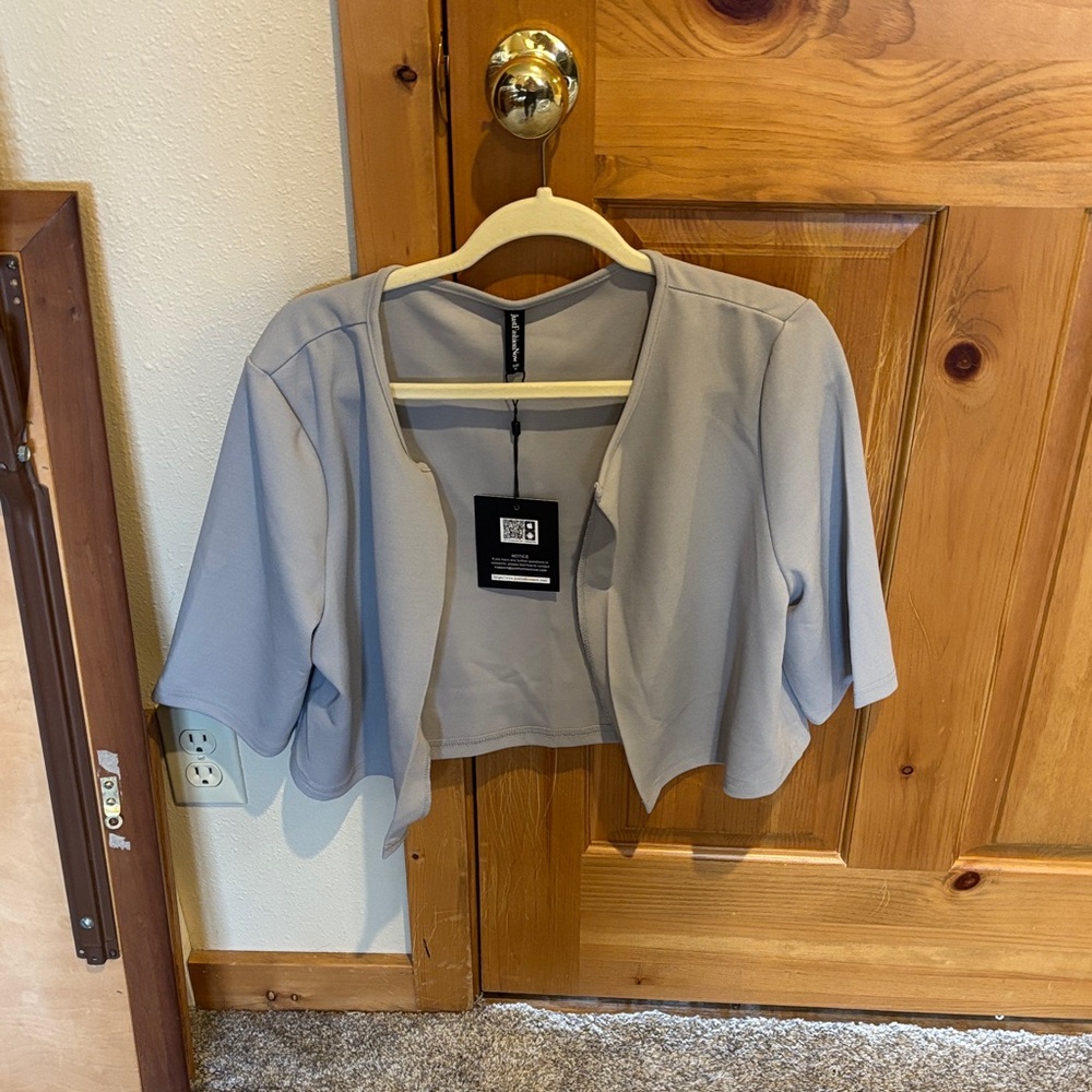 Elegant Gray Women's Top